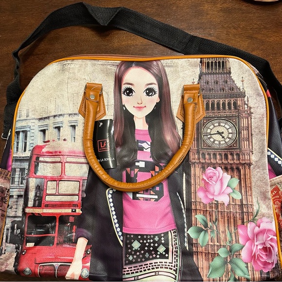 LA Sorella Tote with Shoulder Strap NWT - Picture 2 of 3